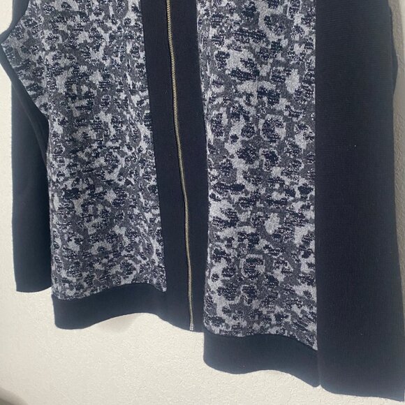 Pendleton Plus Wool Cardigan Sweater Womens 1X Black Zip Career - Picture 6 of 16